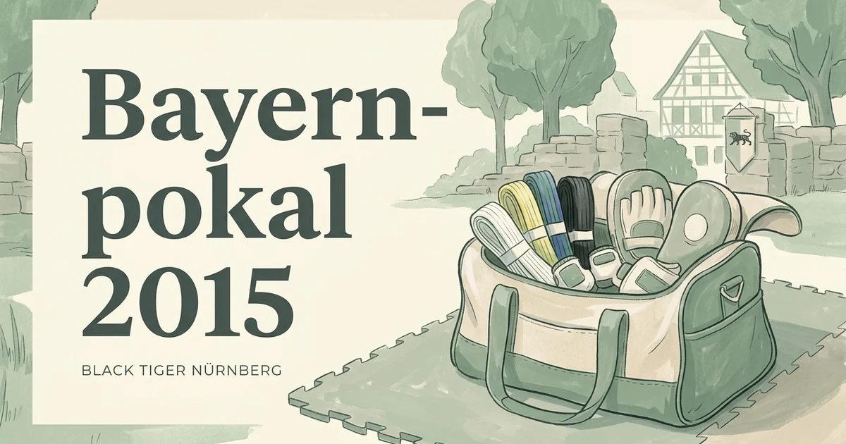 Illustration zum Vereinsarchiv: 1. Bayernpokal 2015.