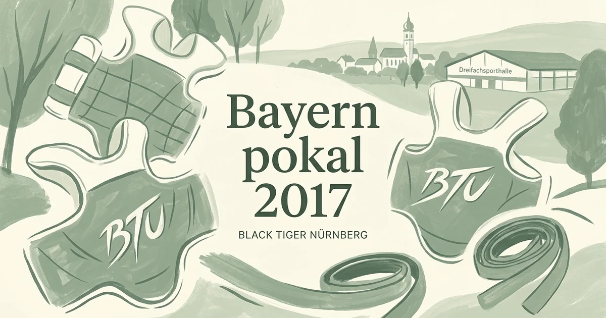 Illustration zum Vereinsarchiv: 1. Bayernpokal 2017.