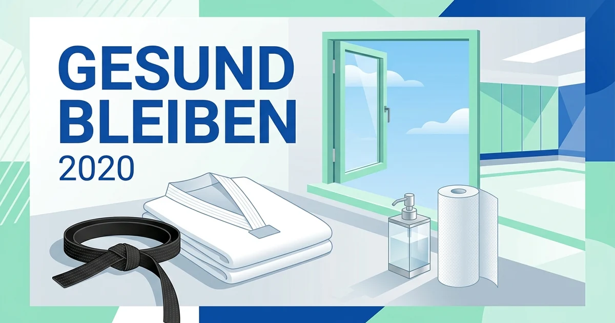 Symbolische Illustration zur Corona-Chronik: Corona im März 2020: Gesundheit zuerst, Sporthallen schließen.