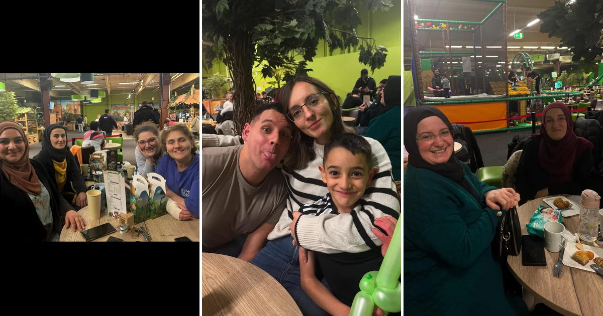 Kinder und Erwachsene von Black Tiger beim Jahresabschluss 2024 im Monkey Town Fürth
