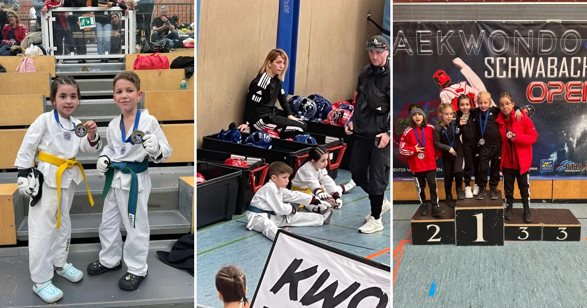 Nachwuchssportler von Black Tiger bei den Schwabach Open 2024